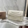 Diseñadores Cadena Bolsas de mensajero Monedero con solapa Bolso bandolera Liso Cuero genuino Superficie lisa Cabeza de serpiente Decoración Hardware Correa ajustable Cuero de vaca