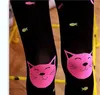 Kids Girls Colored Tights Velvet Candy Colors Cute Cat Fish Tights for Baby Children Pantyhose Stocking Autumn 920 X2