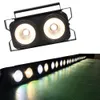 2x A LOTS GROOSHYES 2 EYES 100W LED BLinder Publik Cob Indoor Par för DJ Light TV Show Wedding Black Lights Projector Disco Party KTV Show Lighting Fastshipping