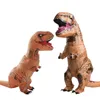 Erwachsene Kinder Aufblasbare Kostüm Dinosaurier Kostüme Blow Up Kostüm Maskottchen Cosplay Kostüm Für Männer Frauen Kinder Dino Cartoon Q0910