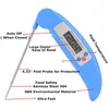 Digital LCD Food Thermometer Probe Folding Kitchen BBQ Meat Oven Water Oil Test Tool