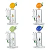 Multi Fruite Forme Unique Narguilé Bongs En Verre Avec Pommeau De Douche Perc 14mm Femelle Joint Oil Rig Dab Rigs Fumer Outils DHL20092-4