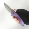 Limitierte kundenspezifische Version Barker Knives Dragon Scale Hokkaido Flipper Klappmesser Titangriff Scharfe M390-Klinge Outdoor-Camping Taktische Werkzeuge Schönes Taschen-EDC