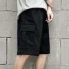 Single Road Mens Cargo Shorts Summer Side Pockets Hip Hop Korte Broek Mannelijke Japanse Streetwear Casual voor 210713