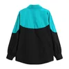 Нерегулярная сращенная уличная одежда кардиган блузки и рубашки для дам моды парень с длинным рукавом Harajuku топ женские 210515