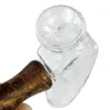 Glass silicone hand pipe oil burn pipes smoking products use for dry herb