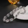 Emmaya Top Qualité Ovale Exquis Zircon Bracelet Luxueux Shinny Cubique Zircone Bracelets Pour Les Femmes De Mariage