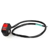 Universal Motorcycle Handlebar Flameout Switch Turn ON/OFF Button Motorcycles Parts For ATV Motobike Electric Vehicle Warning Light DC12V 10A