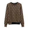 남자 스웨터 디자이너 가을 겨울 새 편지 라운드 목이 긴 소매 스웨터 기질 티셔츠 여자 4A29