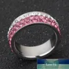 Christmas gift Czech crystal rings for women and girl High Quality stainless steel ring accessories jewelry Wholesale Factory price expert design Quality Latest