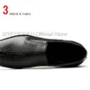 Männer Loafer Schwarz Echtes Leder Handgemachte Slip-On Männer Spitz Kleid Schuhe Hochzeit Party Formale Anzug Krokodil Schuhe männlichen