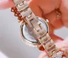 Mulilai Brand 32mm Luxurious Style Womens Watches Diamond White Dial Elegant Quartz Ladies Watch Rose Gold Armband Wristwatches223U