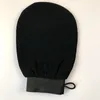 Single Layer Exfoliator Mitt Black Bath Shower Dead Skin Borttagningshandskar Exfolieringshandskar Badhandskar Skrubbning 100 st DHL