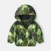 2021 nuovi bambini giacca primavera autunno fumetto cappotto con cerniera ragazzi ragazze dinosauro giacche con cappuccio bambini moda stampa capispalla 2-6T H0910