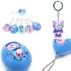 Decompression Toy Mini Mora Device Fair Finger-guessing Game Rock Paper Scissors Play Round Egg Delicate and Funny Key Chain Pendant