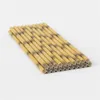 Newbiodegradável papel de palha de bambu palhas verdes eco amigável 25 pcs muito na promoção ewe5743