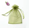 25 couleurs 7x9 cm Petit Wrap Organza Cadeau Sacs Bijoux Emballage De Noce Faveur Cadeaux Bonbons Sucre Pack Poche