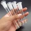 Diffuseur Downstem en verre avec 6 coupes de tuyau de narguilé Flush Top 14 18 mm adaptateur réducteur femelle Lo Pro tige diffuse vers le bas pour les conduites d'eau de bong de bécher en verre