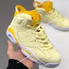 New Lepre Rose 6 GS Floral Dynamic Yellow Womens Scarpe da basket Girls Crimson Tint 6s Sneakers Sports Sneakers Jumpman Trainer Chaussures Zapatos