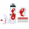 650ml Bike Water Bottle with Holder Kit Anti-slip PE Lightweight Outdoor Cycling Water Bottle Rack Accessories Set Y0915