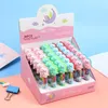 Proilp Pens 36 PCS/Lot Kawaii Avocado 4 Colors Mini Pen Cute Press Ball School Office Writing Supplies Hightery Hift