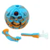 Skull Pumpkin water pipe 6quot Smoking Dab Rig Halloween Silicone bong with glass bowl LED light portable243O5454719