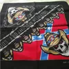 Ny design Fashion Hip Hop 100% Bomull Skull Bandana Square Scarf Black Paisley Cykel Huvudband för Kvinnor / Män / Pojkar / Tjejer