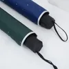 Paraguas fuerte con protección solar UV de diez huesos, sombrilla para lluvia a prueba de viento para mujer, sombrilla para uso doble para personas, paraguas plegable de tres pliegues para hombre