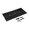 50W 18V Dual USB Solar Panel Battery Cell Module Car Boat Outdoor Cycling Climbing Hiking Charger