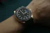 Mans İzle İş Tarzı 40mm Gri Dial Otomatik Mekanik Hardlex Cam Klasik Model Katlanır Toka Toka Saati 170