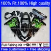 Injection Mold Fairings For SUZUKI SRAD TL1000 TL 1000 R 1000R 98-03 Bodywork 30No.0 TL1000R 98 99 00 01 02 03 TL-1000R 1998 1999 2000 2001 2002 2003 OEM Body Black Green