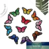 Embroidered Colored Butterfly Patch Clothes Sticker Bag Sew Iron On Applique DIY Apparel Sewing Clothing Accessories