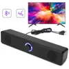 PC Soundbar Trådbunden och trådlös Bluetooth-högtalare USB-driven Soundbar för TV PC Laptop Gaming Hemmabio Surround Audio System H1111