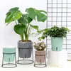 Creative Self-Watering Flower Pot Colourful Plastic Modern Decorative Planter Home Office Desk Decoration Planters & Pots