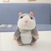 15 cm härlig prat hamster talkprat ljudrekord upprepade fyllda plysch djur kawaii hamster leksaker för barn c2819766467