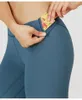 Yoga Calças Alta Cintura Hip-Lifting Lifting Leggings Skin-Friendly Nude Running Sports Fitness Mulheres Outfit