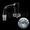 BERACKY Full Weld Diamond Facted Bottom Reting Terp Slurper Quartz Banger With Glass Marble Cap Ruby Pearls 2,5 mm sömlösa slurpers naglar för vatten bongs dab riggar