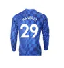 22-23 Long Sleeve 29 Havertz 10 Pulisic Thai 품질 스포츠 유니폼 22 Ziyech 24 9 Abraham 7 28 Azpilicueta Custom Jersey