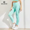 SALSPOR Leggings da palestra senza cuciture da donna Push Up Vita alta Sport da donna Fitness Stretch Running Leggins ad asciugatura rapida Pantaloni da donna 211019