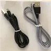 Plecione kable USB typu C V8 Micro 1M/3 stopy 2M/6 stóp 3M/10 stóp dane 2A kabel do szybkiej ładowarki splot liny kolorowa linia dla wszystkich telefonów