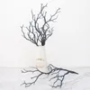 Siyah Yapay Ağaç Dalı DIY Parti Dekorasyon Plastik Sahte Bitki Ağacı Otel Mağaza Restoran Dekor için Koyu Sihirli Tarzı