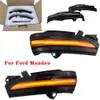 Dynamic Blinker för Ford Mondeo MK5 2014-2019 MK V 5 LED Turn Signal Light Side Lamp 2015 2016 2017 2018 MK V 5