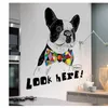 Grappige Dog Club Vinly Muurstickers DIY Dier Zelfklevend Wallstickers voor Tieners Kinderkamer Home Decor Esthetische Decals Poster 210929