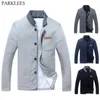 Stand Collar Men Designer Jacket Patchwork Plus Velvet Men Coat Spring Autumn Casual Solid Mens Baseball Jacket Chaquetas Hombre 210524