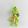 Grinch ha rubato la bambola della peluche Max Dog farcito giocattolo albero di Natale ornamento pelliccia verde mostro figura decorazione della casa regalo per i bambini8005690