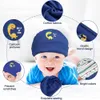 Baby hatt och vantar flicka pojke keps strumpor comfy spädbarn hatt handskar bomull toddler född baby accessorise för 0-6 211023