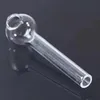 smoking pipes Clear Pyrex Glass transparent Oil Burner Tube Burning Great tubes Nail tips