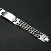 Link Chain Chunky Mens ID Bracelets Stainless Steel Wrist Pulsera Masculina 866quot1503551