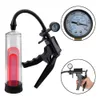 OLO Penis Enlargement With Master Pressure Gauge Delayed Ejaculation Vacuum Pump Sex Toy For Men Penis Pump Penis Extender X0602