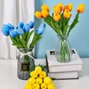 PU Mini Tulip Kunstmatige Bruiloft Decoratie Zijde Bloem Thuis Kunstmatige Planten Mode Inrichting Artikelen 2174 V2